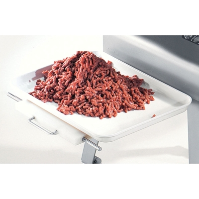 Hachoir en inox N° 32, Ø 6 mm, 600 kg/h, piètement sur roues TMGD-32/CA